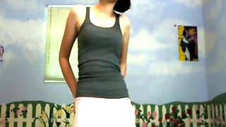 bottle,short hair,shy