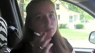bottle,car,smoking