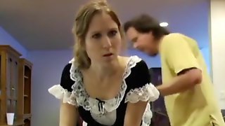 bottle,maid,spanking
