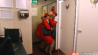 bottle,stewardess