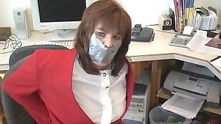 bottle,gagging,pantyhose