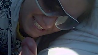 bottle,car,cum in mouth