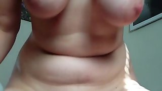 bottle,saggy tits,vibrator