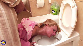 blonde,facial,gangbang,mature,old man
