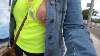 bottle,flashing,piercing,voyeur
