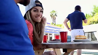 bottle,girlfriend,handjob,public