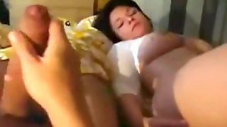 bottle,jerking,voyeur