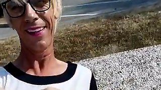 bottle,crossdresser,outdoor,shemale,small tits
